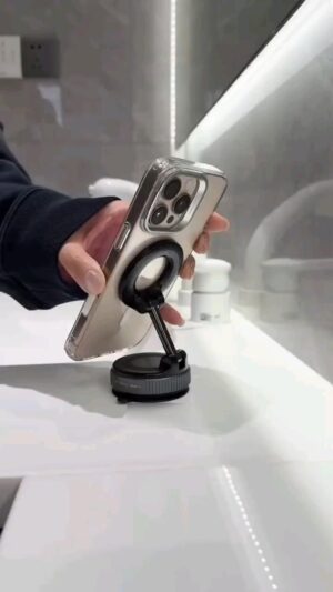 Electric Vacuum Magnetic Phone Mount Holder (360° Rotatable Car Phone Holder)