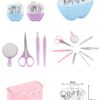 dd13b76b-5af5-4e5c-ac1c-3d4d7805055a Apple-Style 9pcs Nail Care Manicure & Pedicure Set | Cutter & Cuticle Clipper Grooming Kit (Gift Case)